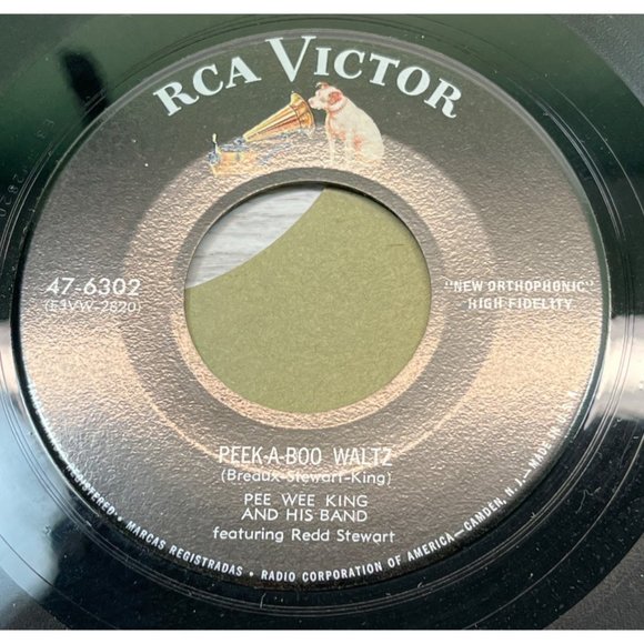 Pee Wee King Peek-A-Boo Waltz / You Won't Need My Love Any More 45 Country RCA - Picture 1 of 4